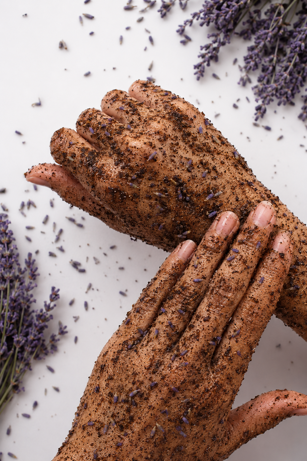 Calm Brew Scrub |  سكراب القهوة باللافندر 💜