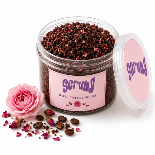 Rose Bloom Scrub 🌸  | سكراب القهوة بالورد