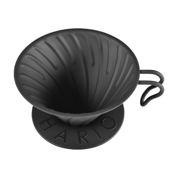 Hario V60 Metal Coffee Dripper Matt Black 02