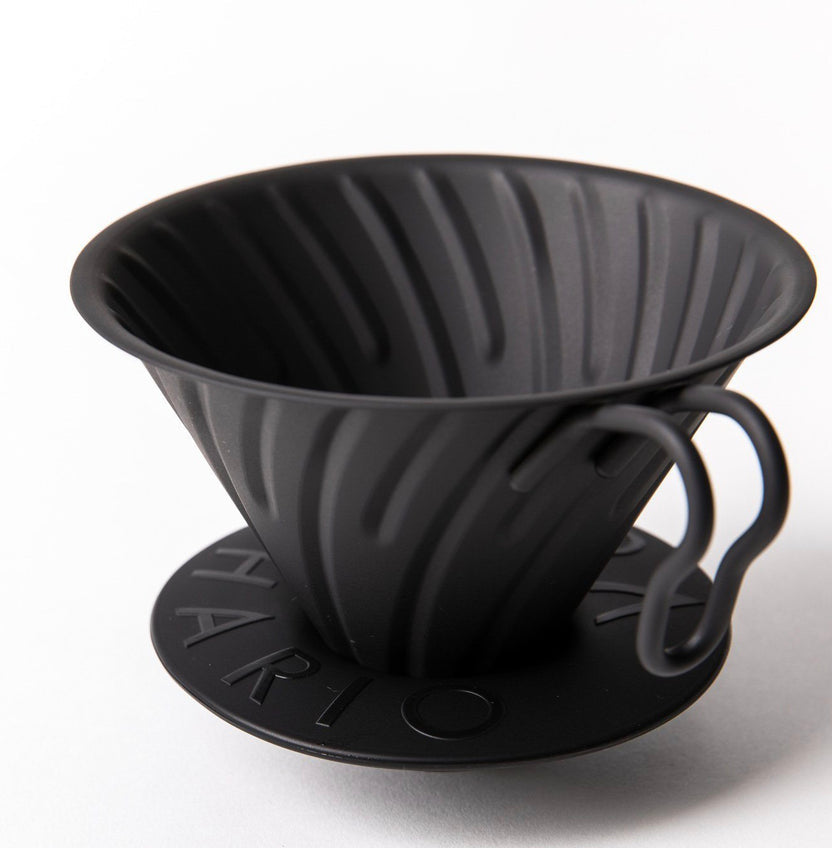 Hario V60 Metal Coffee Dripper Matt Black 02